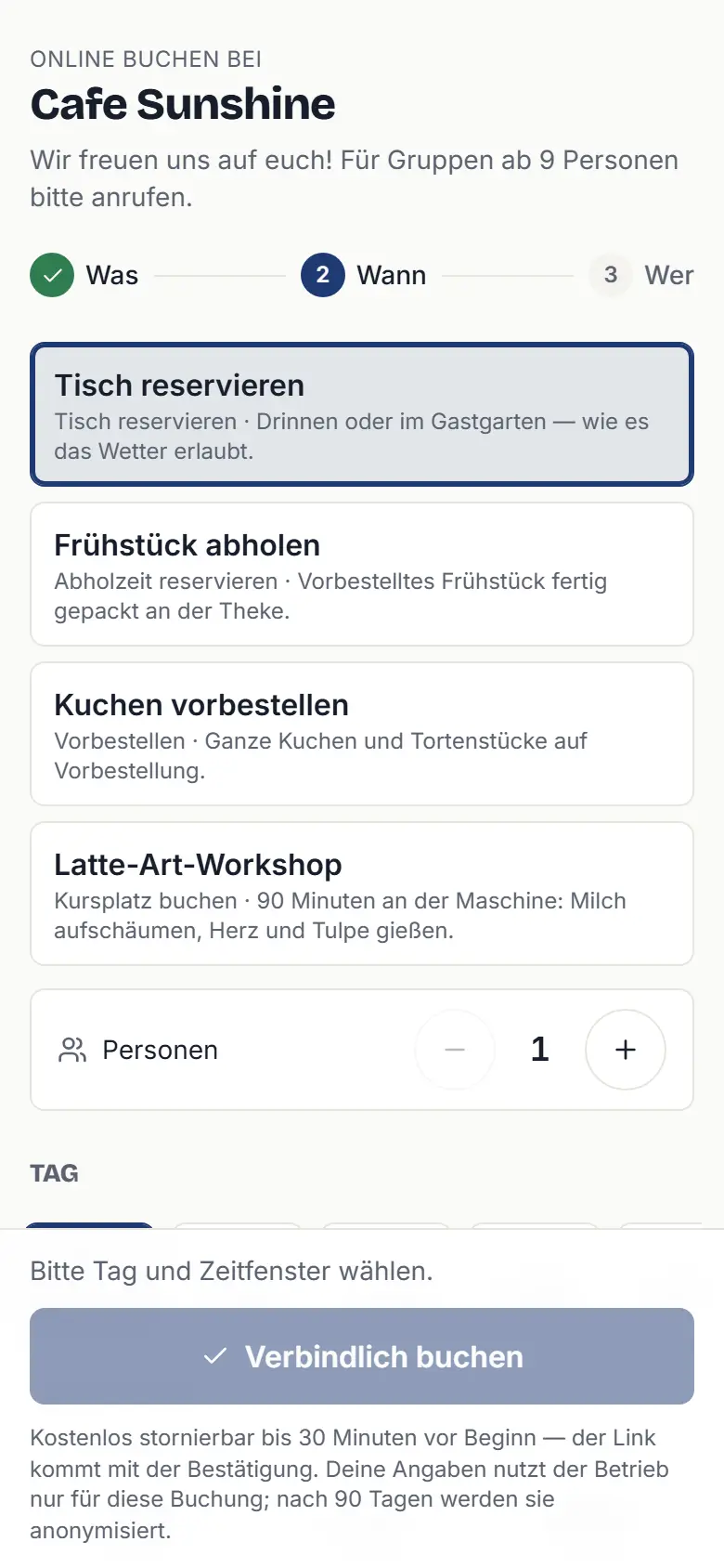 Kurse & Trainer per QR an der Tür: ohne Mitgliederkonto, ohne Provision je Buchung